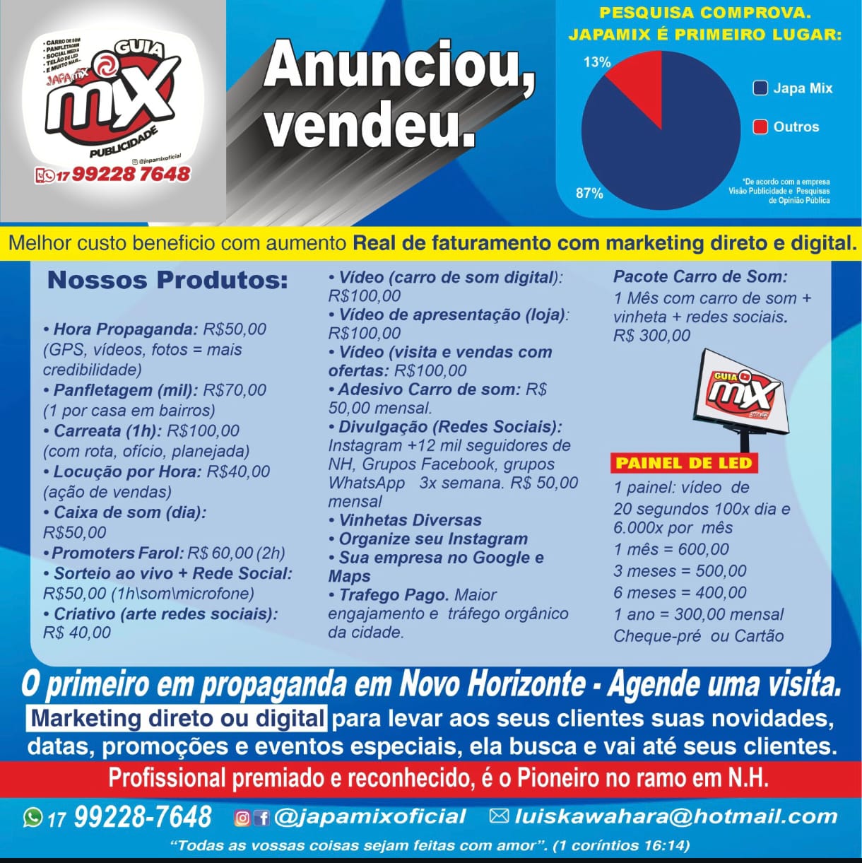 Japamix Publicidade: Sua marca em todo lugar, o tempo todo!